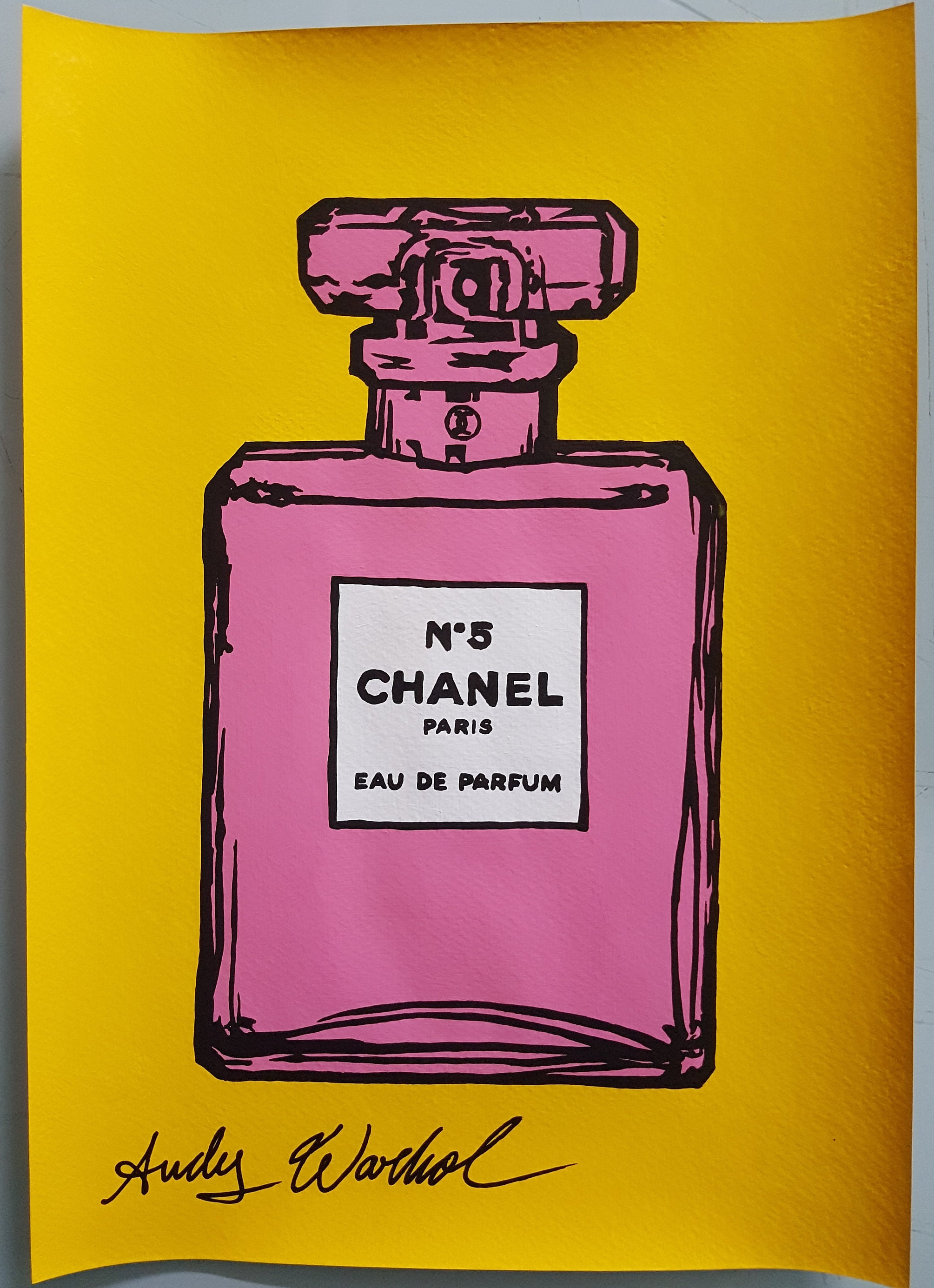 Andy Warhol Chanel No 5 - Etsy