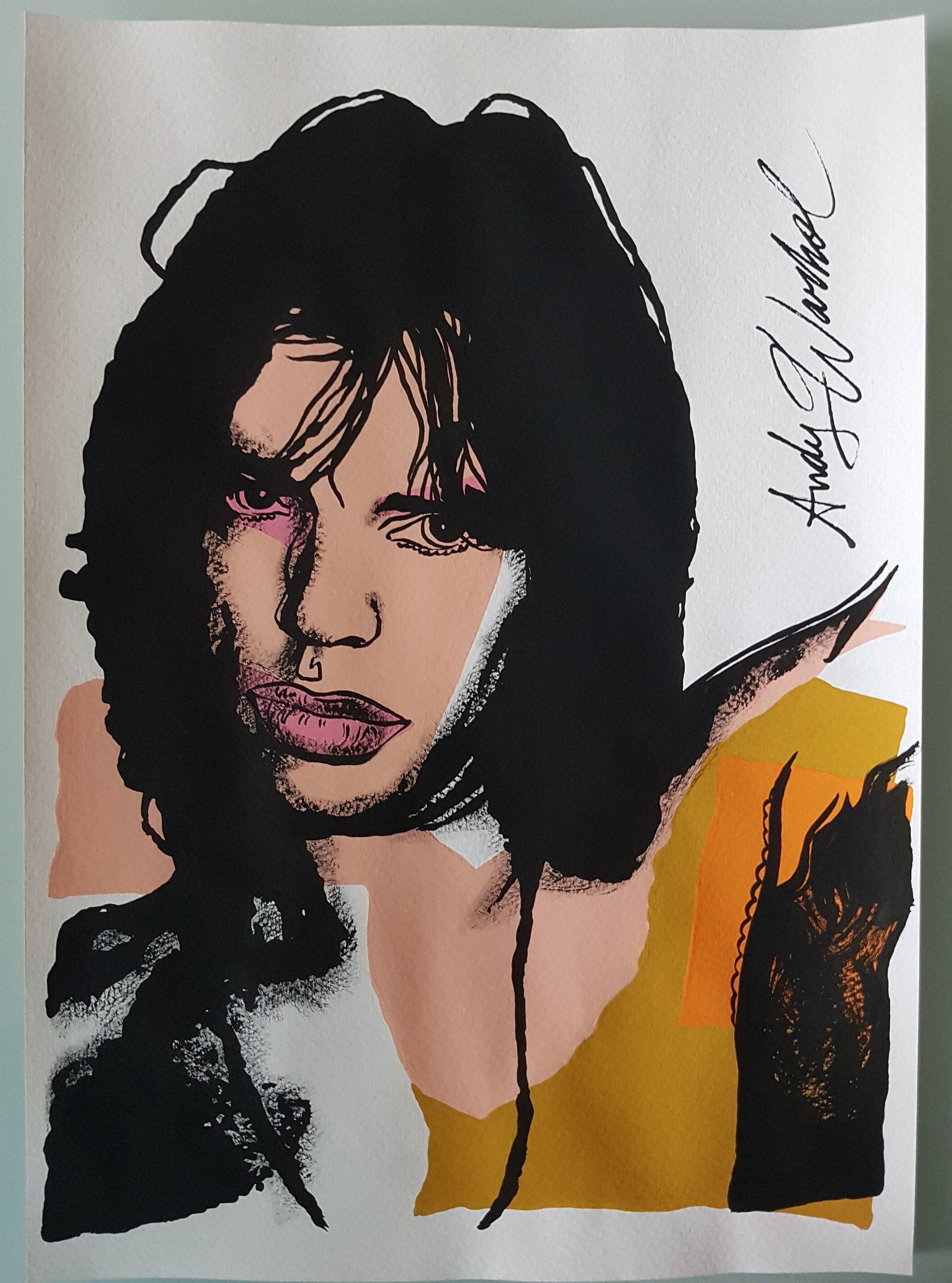Mick jagger andy warhol poster - Etsy 日本