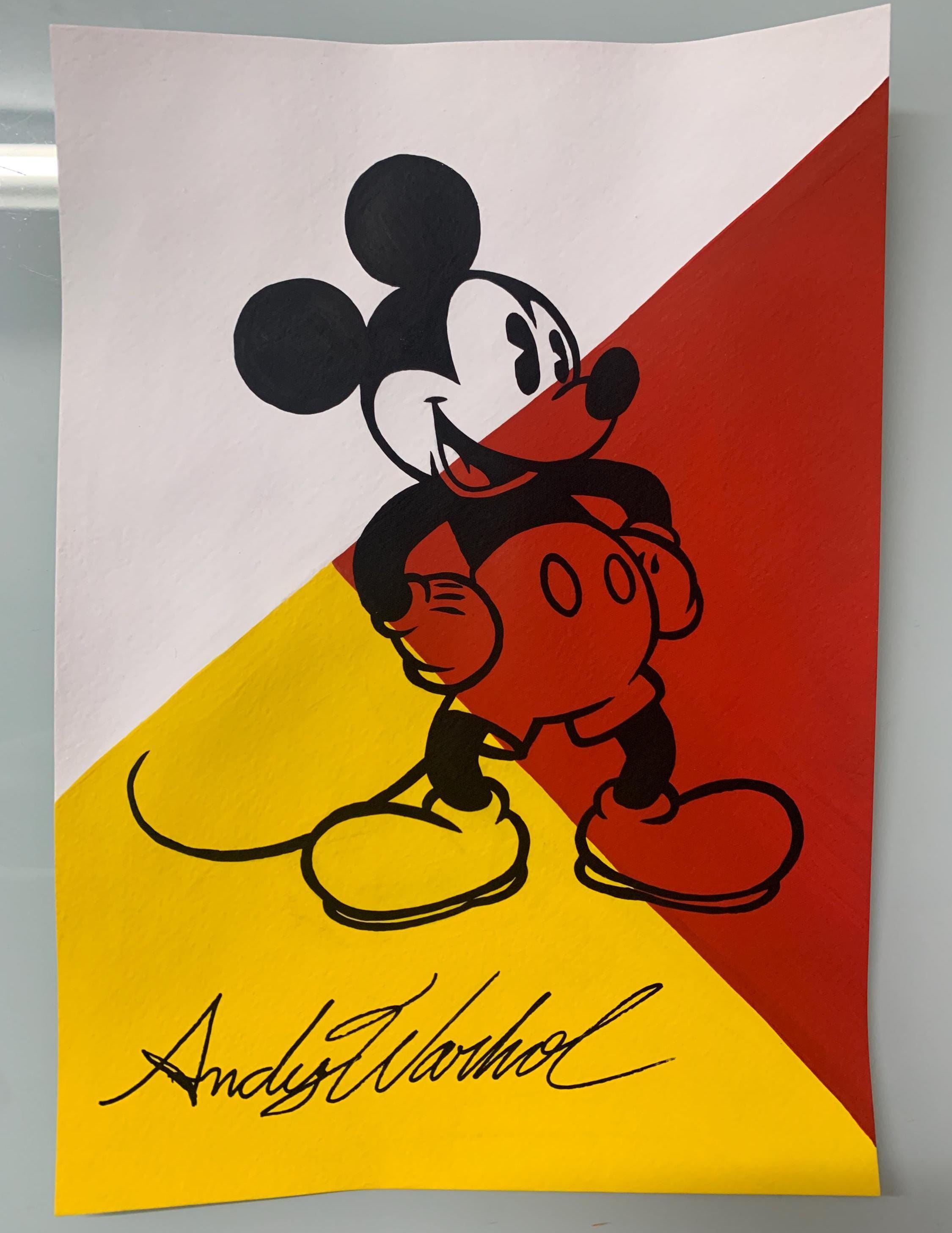 Warhol mickey mouse - Etsy 日本