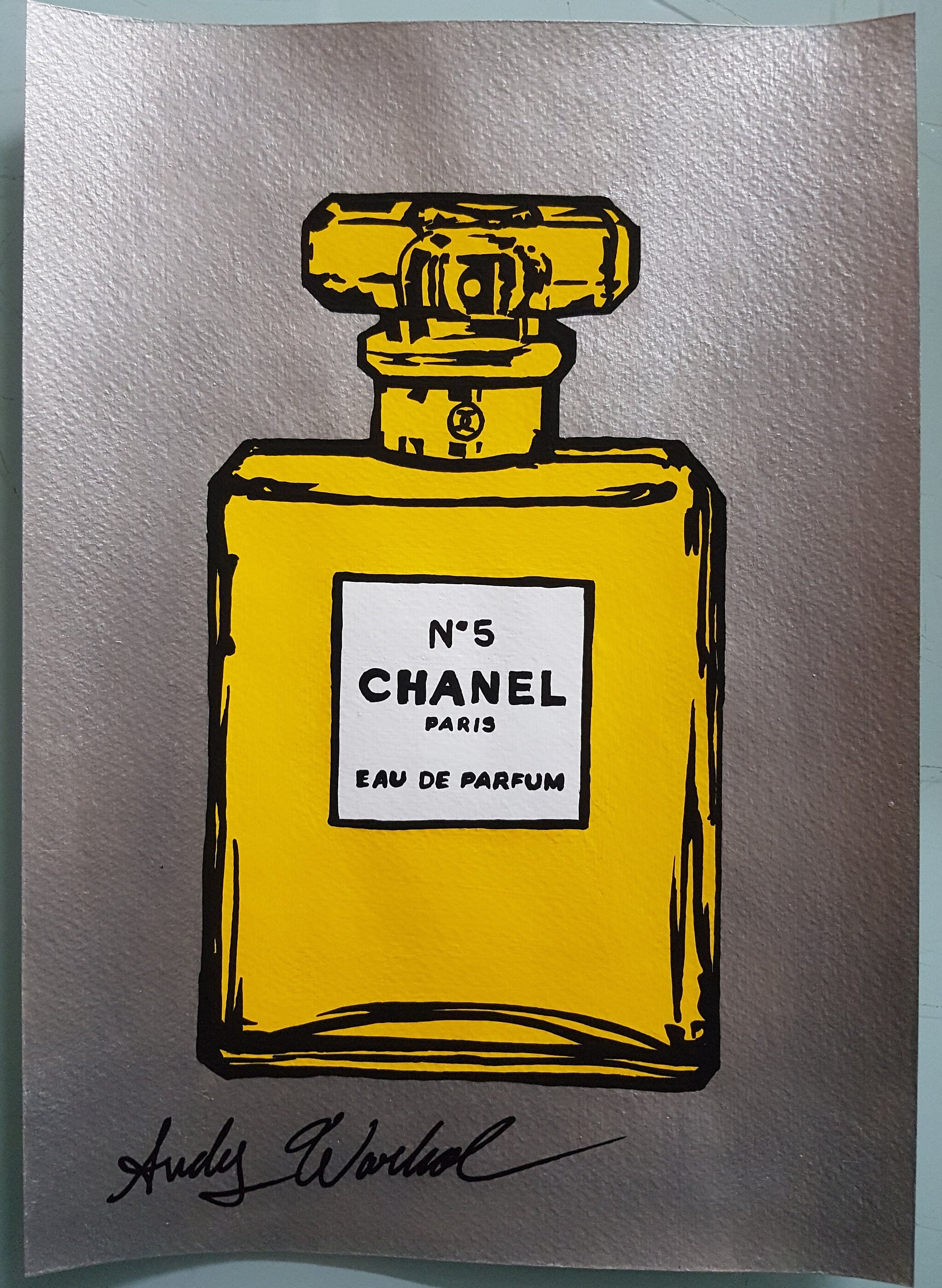 Andy Warhol Chanel No 5 - Etsy