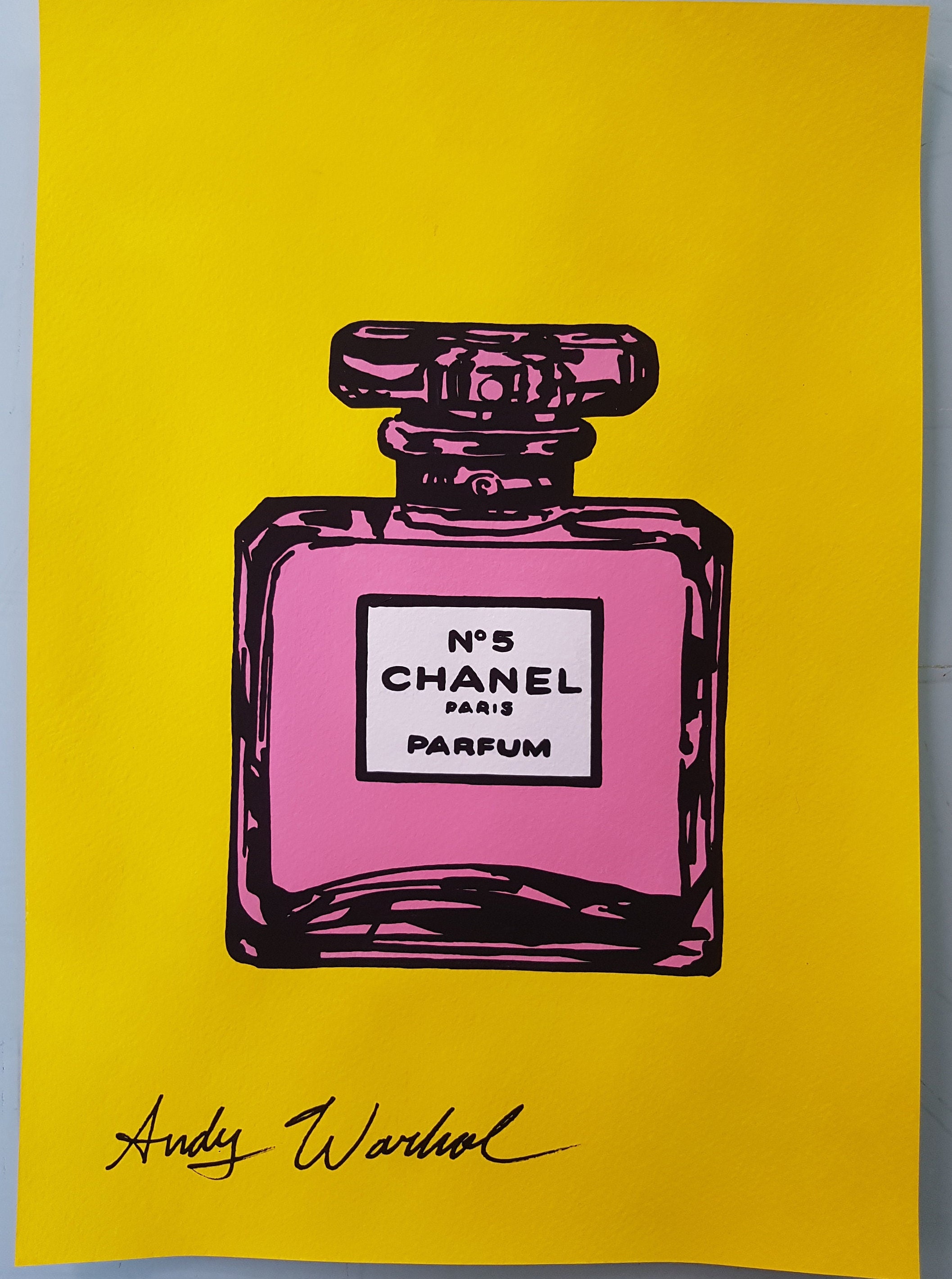 Andy Warhol Chanel No 5 - Etsy