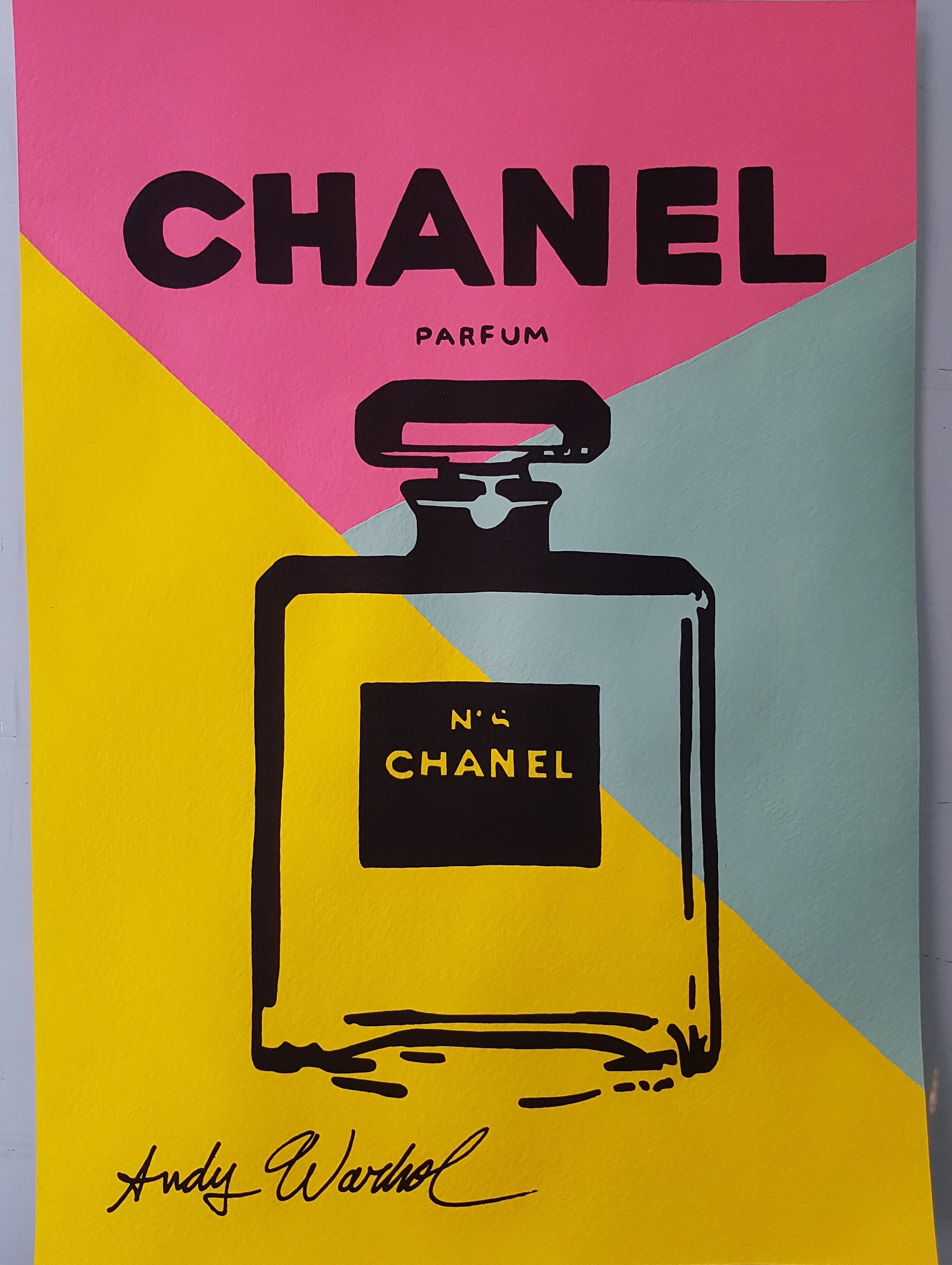 Andy Warhol Chanel No 5 - Etsy