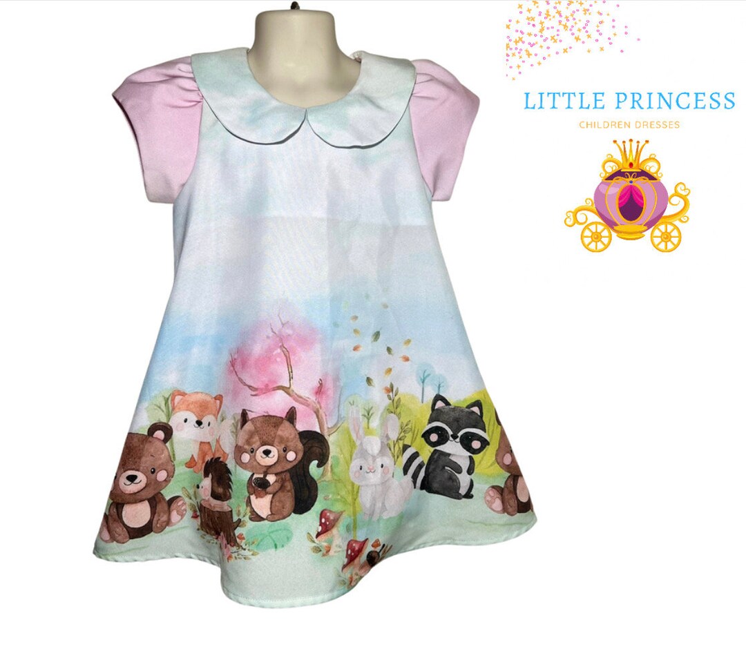 Safari Dress Zoo Dresssafari Birthday Dress Safari Etsy