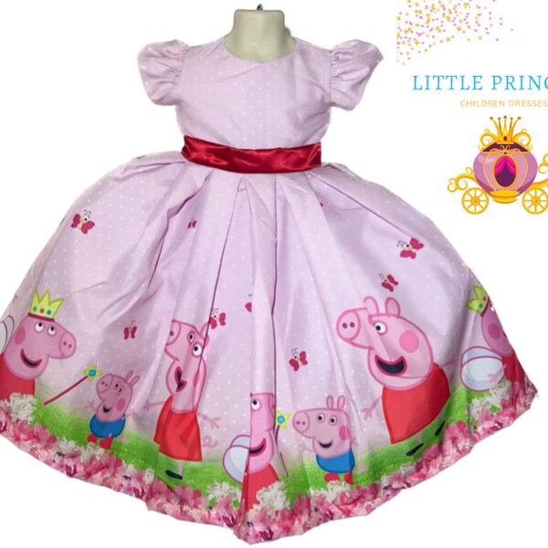 Peppa The Pig Birthday Outfit 3 Etsy
