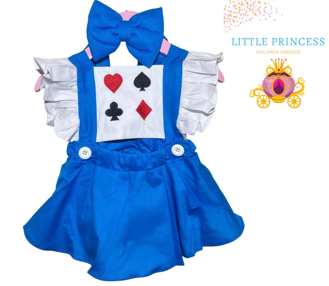 Alice in Wonderland Dress Alice in Wonderland Birthday Dress Etsy