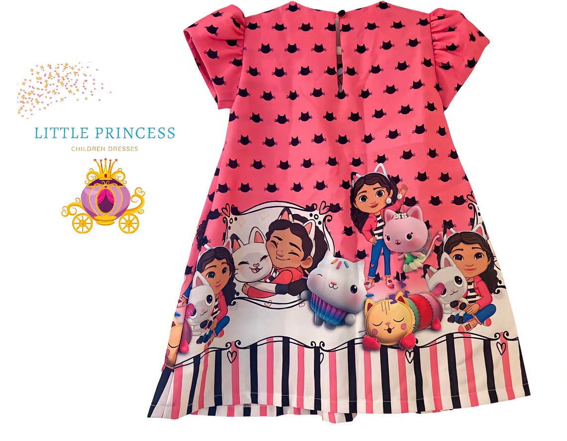 Gabbys Dollhouse Dress Gabbys Dollhouse Birthday Dress Etsy