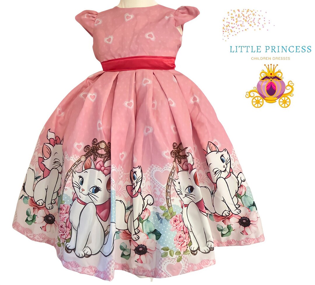 Marie Cat Toddler Dress, Aristocats Dresses, Aristocats Party Dress