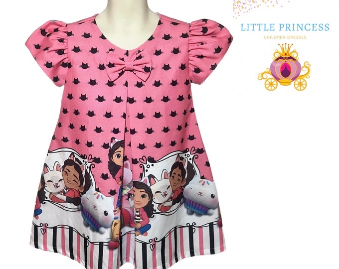 Gabbys Dollhouse Dress Gabbys Dollhouse Birthday Dress Etsy