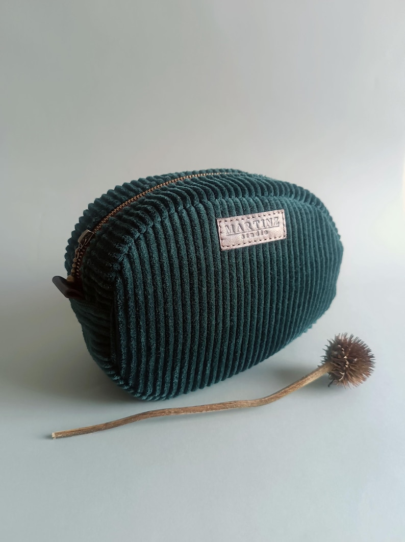 •OLIVE BRANCH• corduroy makeup bag