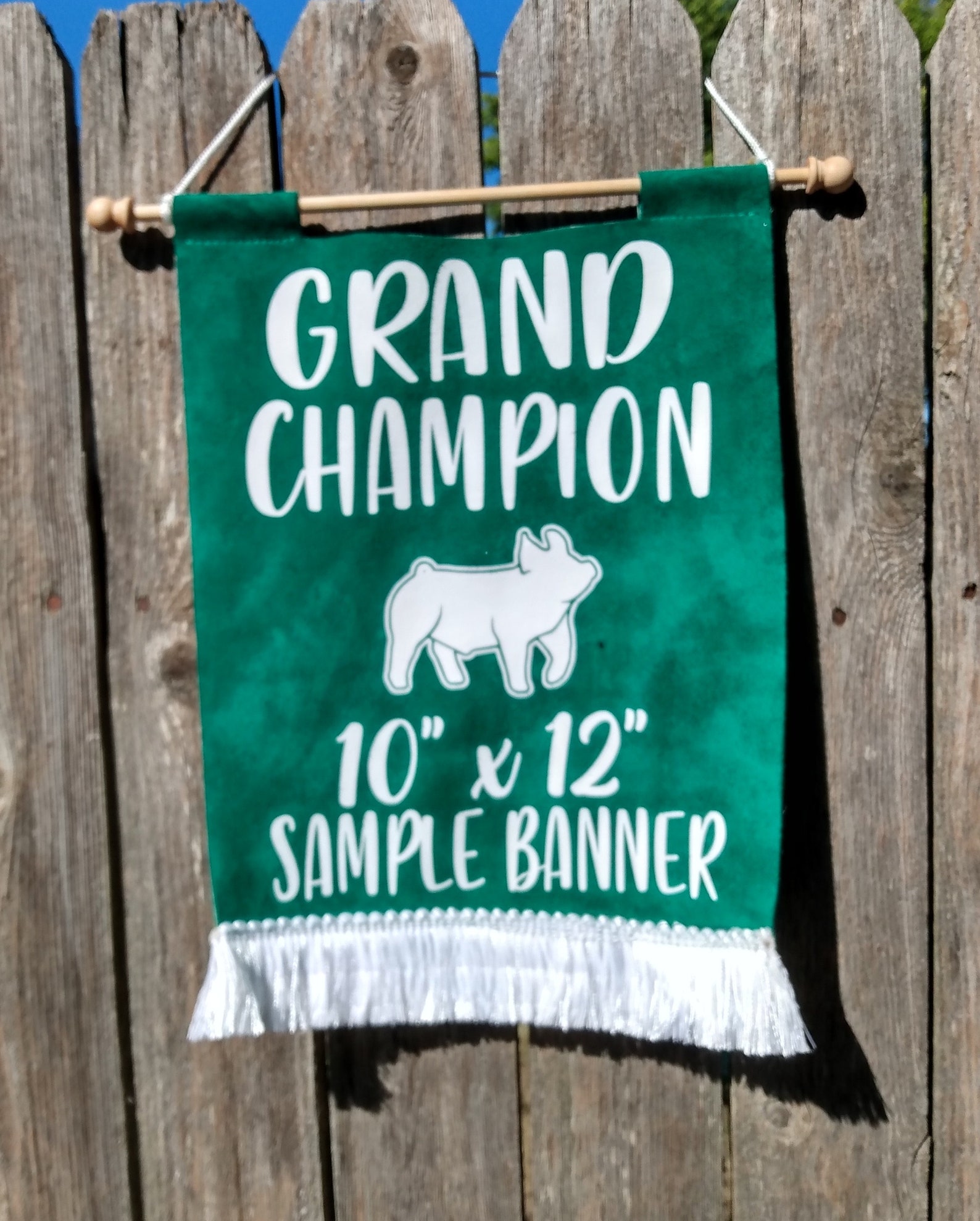 Livestock Show Award Banner Etsy