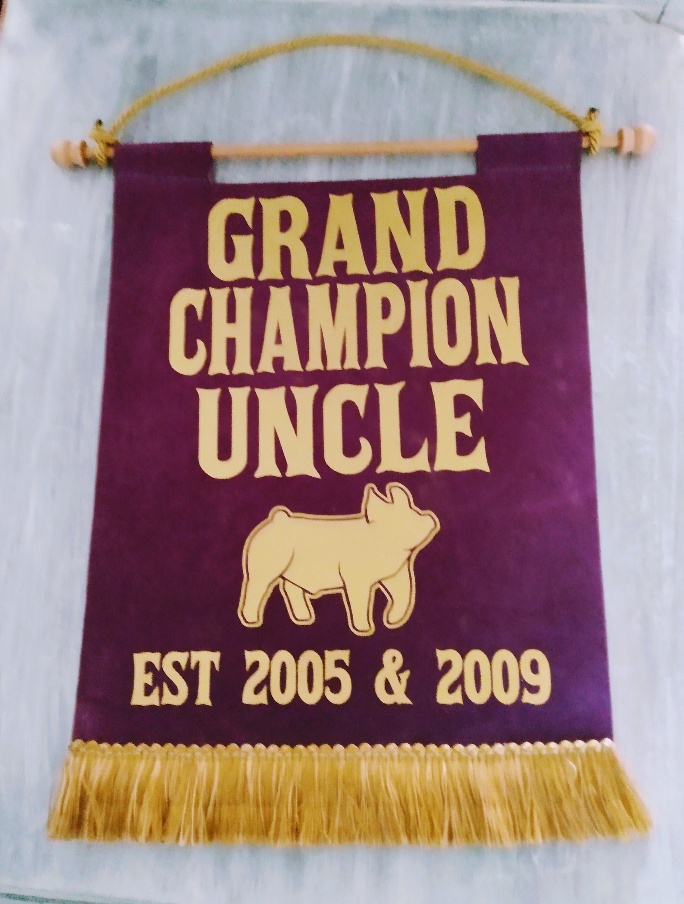 Livestock Show Award Banner Etsy