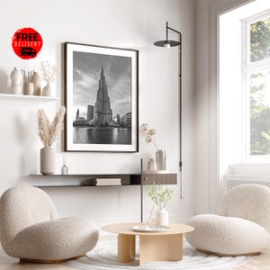 Burj Khalifa Dubai Print, UAE, Travel, Emirates, DXB, Burjalarab, Home and Office Decor, Instant Downlaod, Printed Poster, Traveler Gift