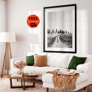 Tuscany Wall Art Poster Print, Tuscany Italy Countryside Italian Landscape Winery  Art, Tuscany Print, Tuscany Decor, Tuscany Landscape