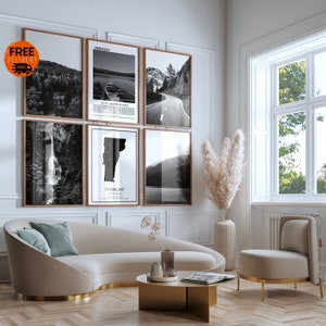 Vermont City Art Prints, Vermontian Art, State of Vermont Artwork, Vermont Wall Art Set of 6 City Prints, Vermont Poster Map Print, VT Photo