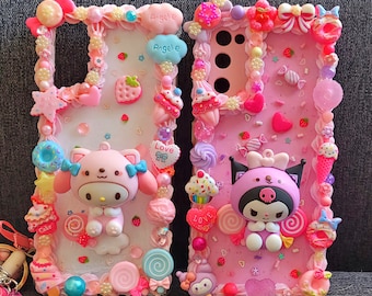 Kawaii Custom Decoden Phone Case Iphone Samsung