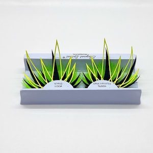 ドラッグ、バーレスク、コスプレに最適な紙製カスタムカラーつけまつげ「Neo-OH」