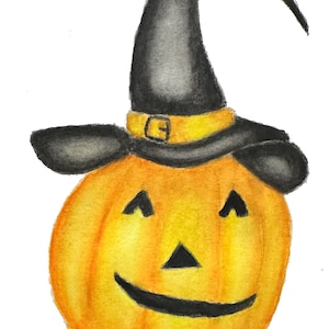 Halloween-Kürbis-Karte