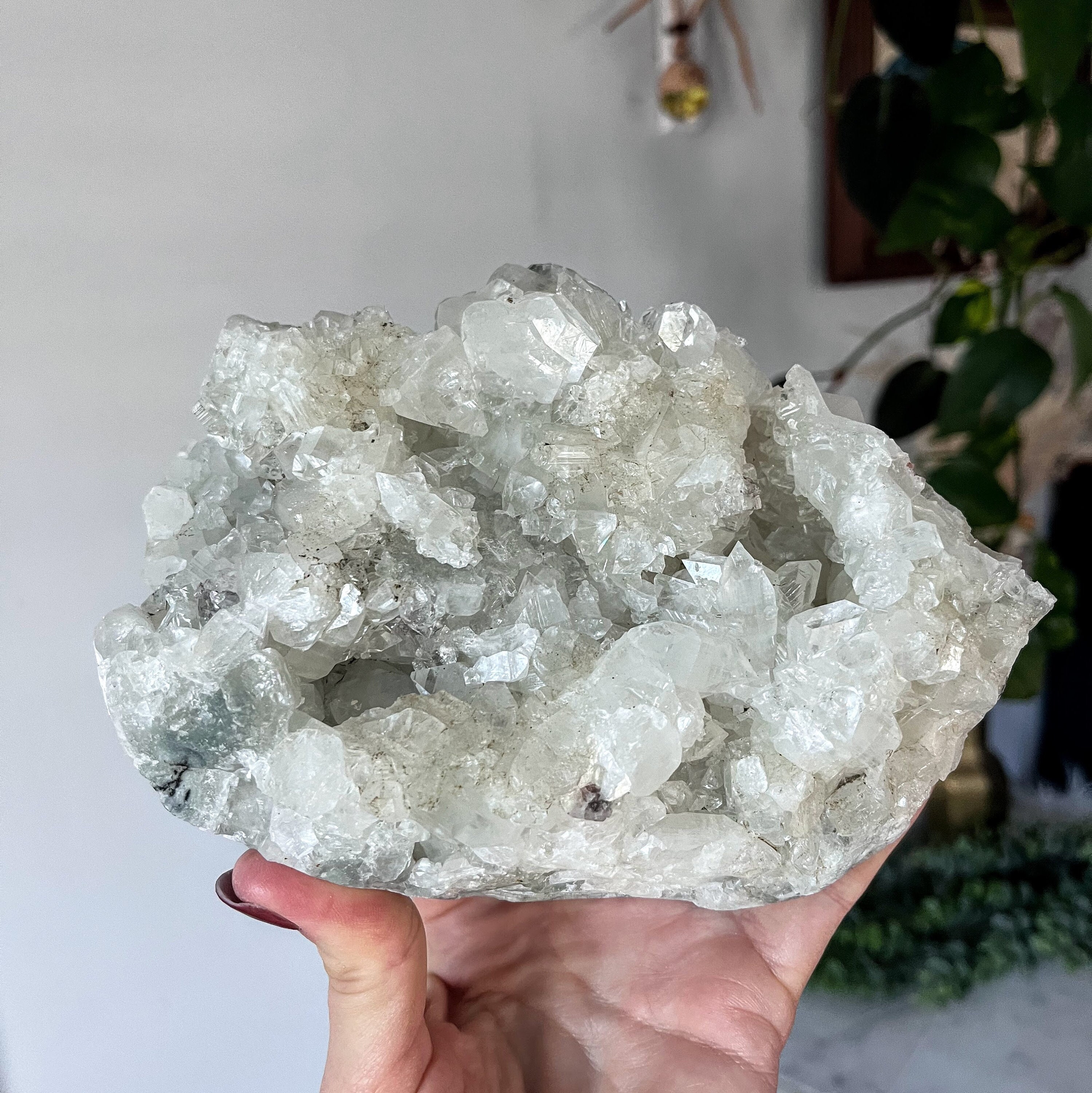 ダイヤモンド　アポフィライト　希少 Diamond apophyllite - Etsy 日本