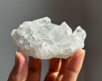 You Pick! Apophyllite Clusters /  Combined Apophyllite Zeolite Crystal Clusters from India / Small Cubic Apophyllite Crystal Cluster