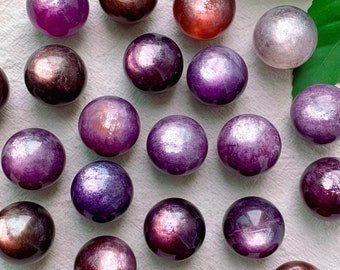 Gem Grade Lepidolite Mini Sphere / Flashy Gem Lepidolite / Three Sizes