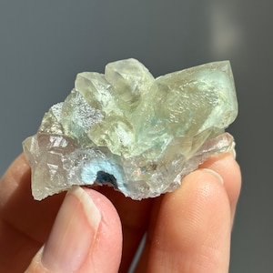 Shattuckite Phantom Quartz from Tantara Mine, Kambove, Congo / Beautiful Blue Shattuckite with Green  Quartz