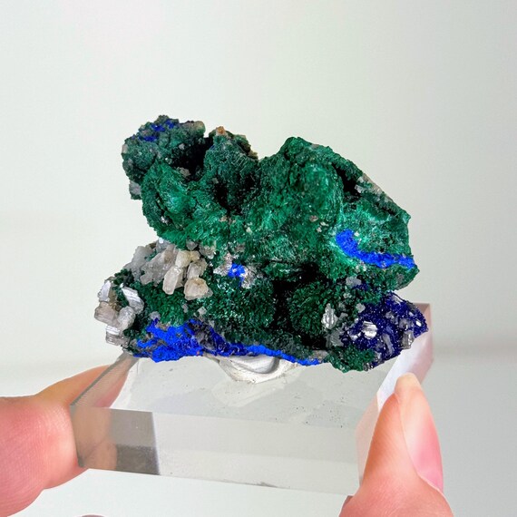 Azurite Malachite Cerussite Specimen from Yanga Koubenza, Republic of Congo