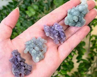 You Pick! Small Grape Agate Clusters Botryoidal Chalcedony from Indonesia