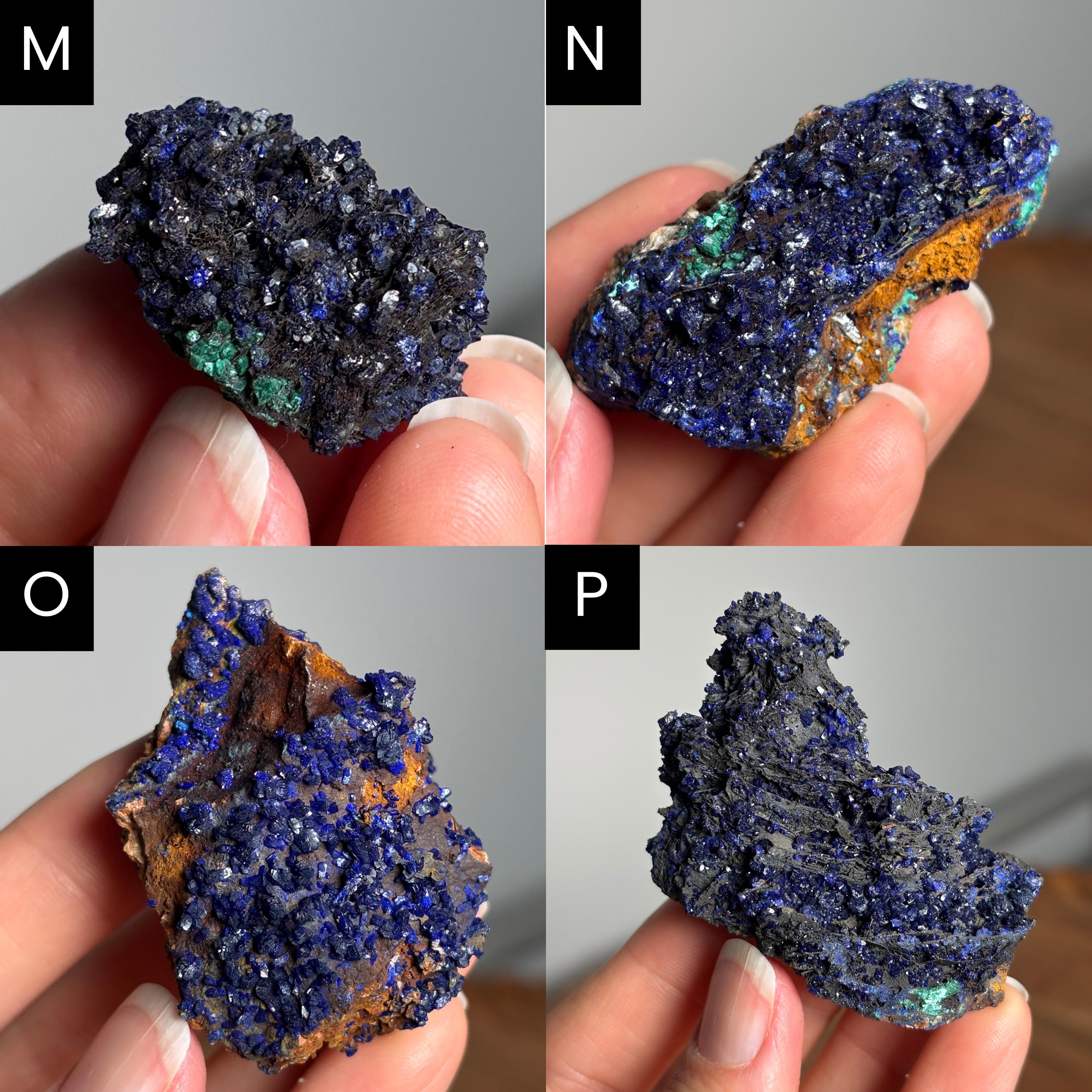 選んで！モロッコ、ブルマーヌ県、シディ・アヤド鉱山の原石アズライト