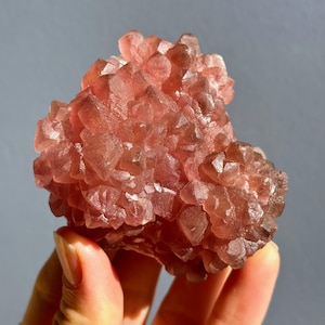 Crystalized Cobaltoan Calcite from Morocco / Rare Cobaltocalcite