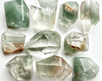 You Pick! Layered Phantom Chlorite Included Quartz / Green Lodolite Garden Quartz / Scenic Phantom Quartz Crystal / Natural Inclusion Quartz