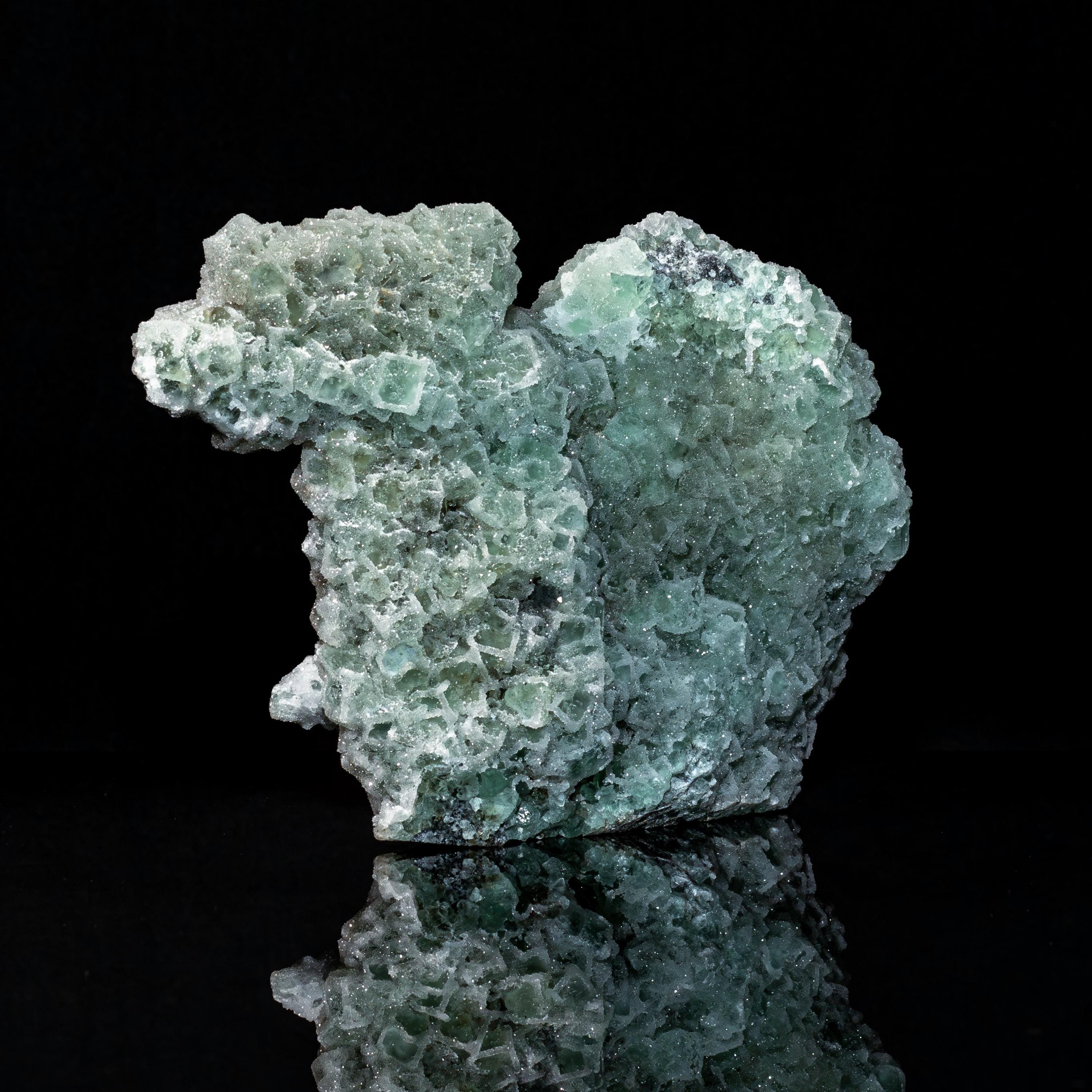 XLシュガードゥルージーグリーンフローライト標本：中国福建省産