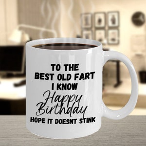 Old man birthday mug, Grumpy old man Gift, Funny Grandpa birthday gift, Birthday gift for old man, Present for grumpy old man