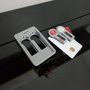 Dual ID Badge and Dual RSA Token Holder ; Secure token holder