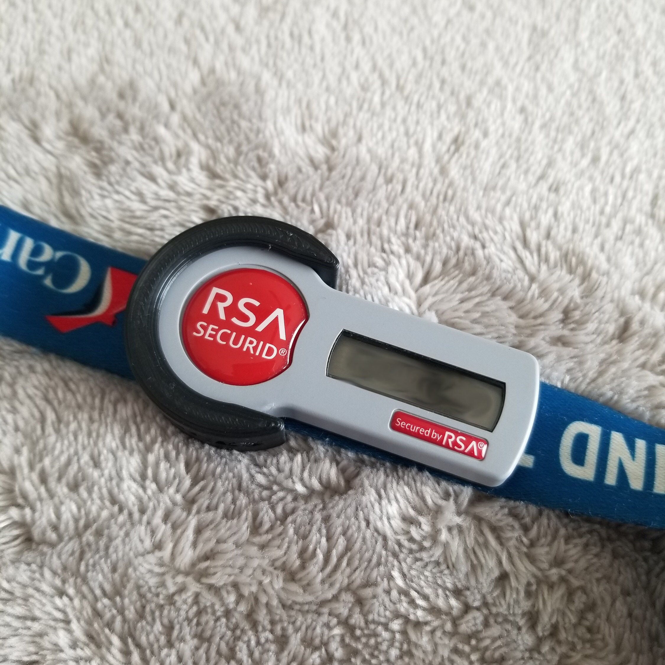 3x RSA Token Holder Minimalist RSA Token Holder Lanyard Token Holder Etsy