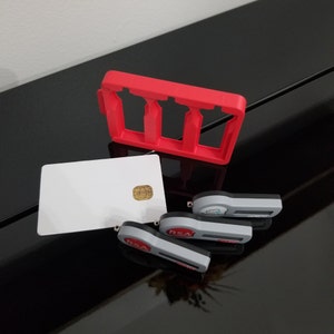 ID Badge and Triple RSA Token Holder ; Secure token holder