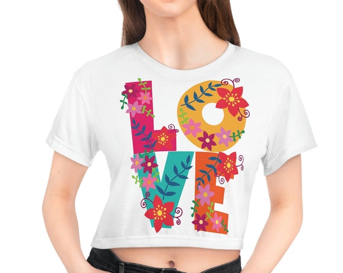 Simply Love Full Size Flower Slogan Graphic Cotton Tee