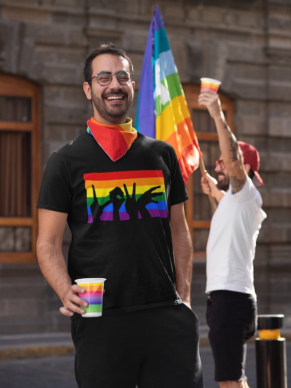 GAY OK. Tシャツ XL イエロー American Apparel GAY OK. Tシャツ