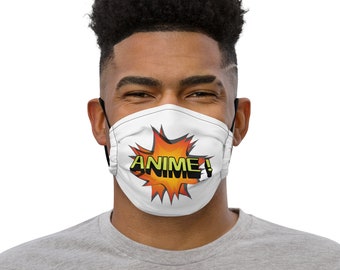 ANIME! ~ Máscara facial unissex, arame para o nariz, lavável, respirável, elástico para orelha, aniversário, Japão, presente, diversão, cosplay, jogador, legal, pop art, comicon