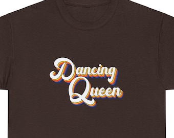 Dancing Queen Retro-tröja, Vintage-tröja, Disco 70-tals-tröja, Groovy unisextröja, Dancing Queen-tröja med grafisk design