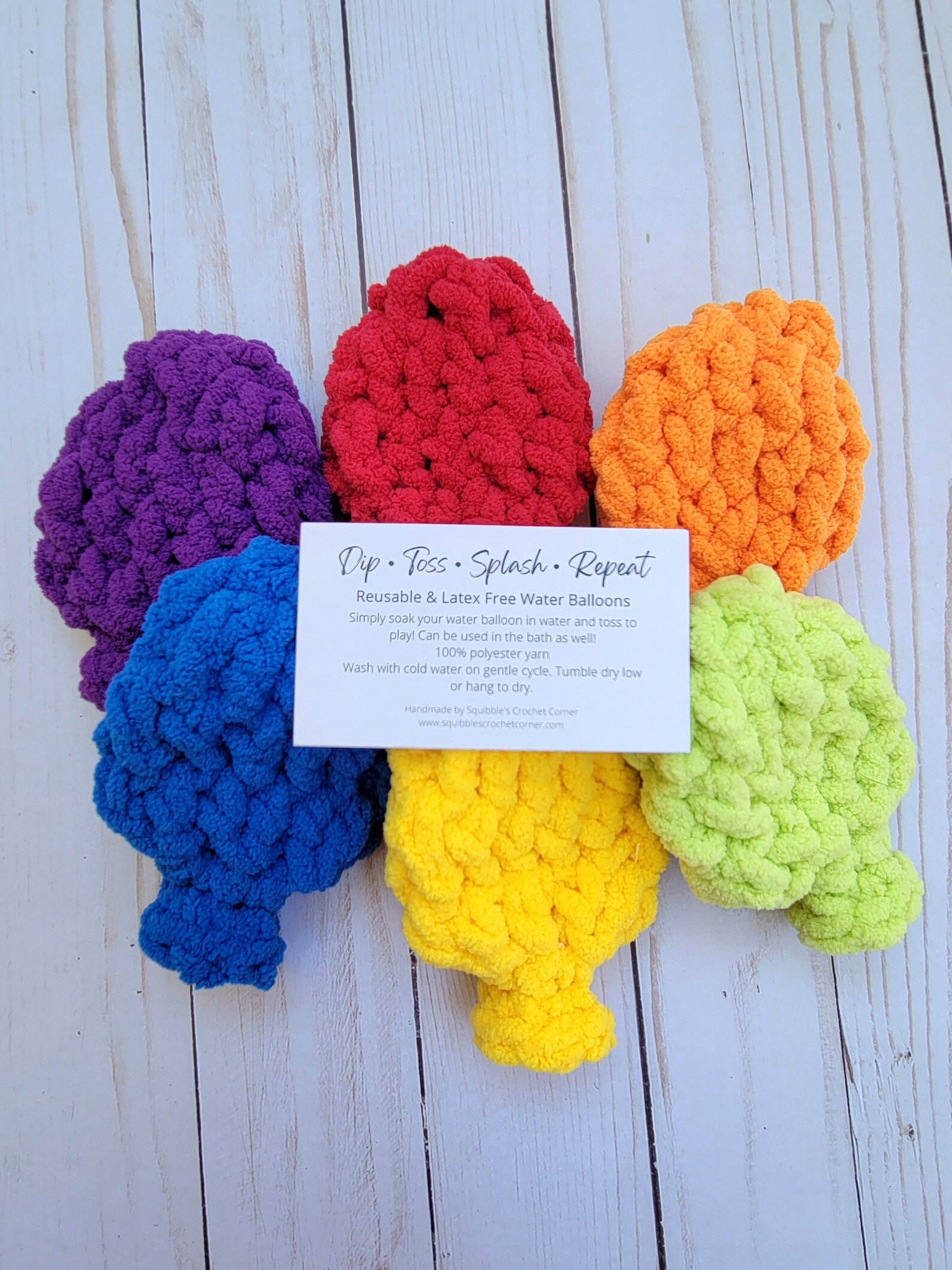 Reusable Crochet Water Balloons Etsy