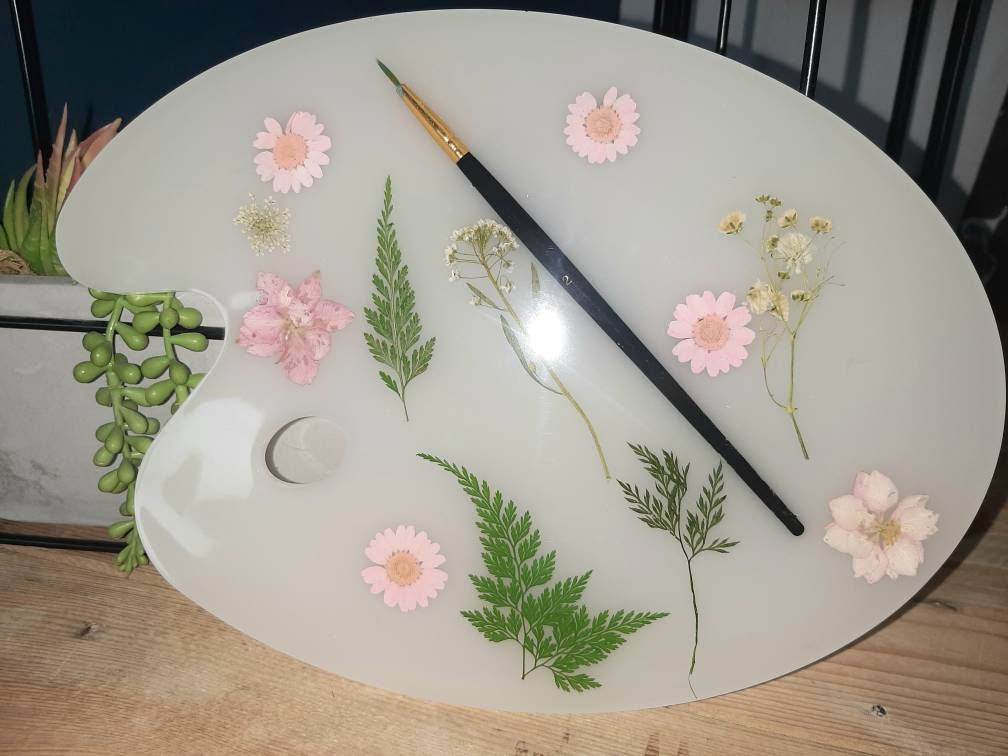 Plateau Palette de Peintre en Résine