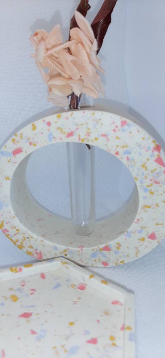 Soliflore et Son Petit Plateau Terrazo