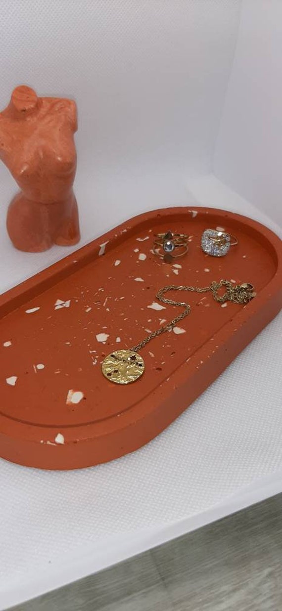 Plateau en Jesmonite Terrazzo