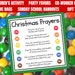 M&amp;M Christmas Prayers Printable, Christmas Activities for Kids, Family ...
