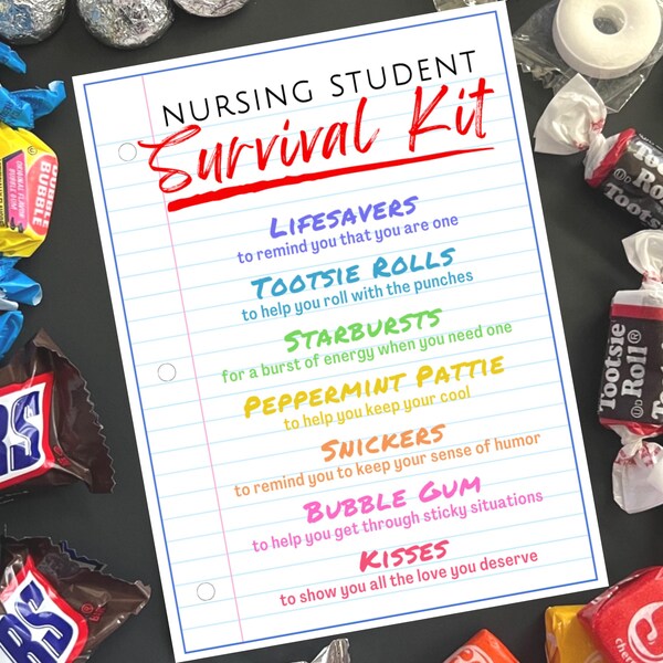 Nursing Survival Bag Etsy