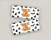 Halloween Candy Bar Wrapper, Chocolate Bar Wrapper, Goodie Bag Party Favors, Trick or Treat Handout, School Party Gift, Candy Treat Wrapper