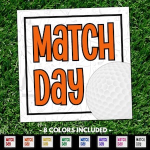 Étiquette de sac de régal pour le jour d'un match de golf, cadeaux de sport pour équipe de joueurs et entraîneurs, étiquettes cadeaux imprimables pour sac cadeaux pour maman golfeuse ou maman de l'équipe