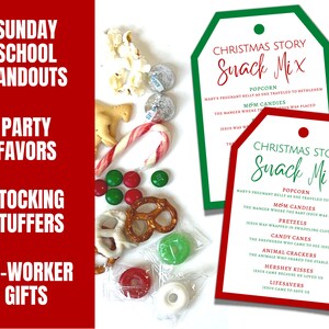 Christmas Story Snack Mix Gift Tag Printable, Stocking Stuffer Treat ...