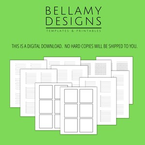 Custom Sticky Note Template, Sticky Notes Printable, Stick It Notes, Adhesive Peel and Stick Notes, Personalized Notes, Planner Printables image 11