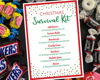 Christmas candy survival kit Clearance